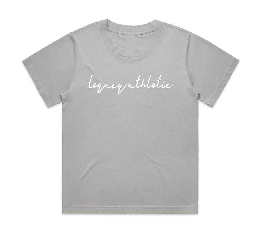 L.A PREMIUM LADIES BOXY TEE STORM