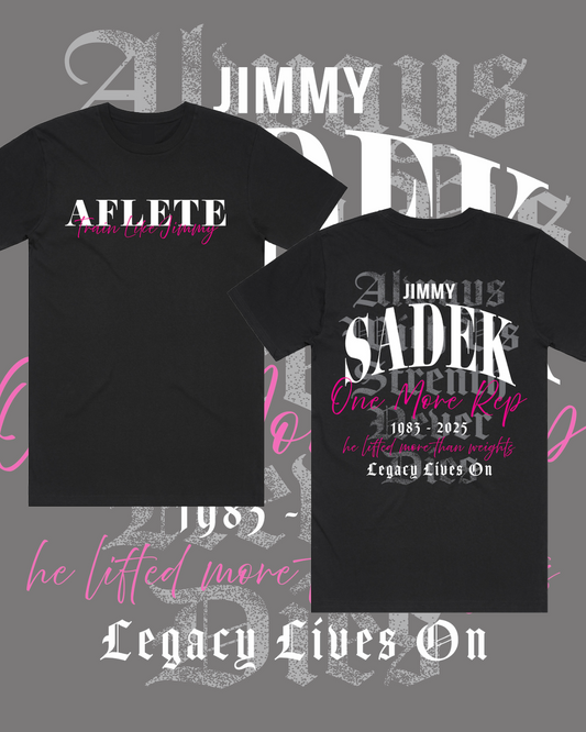 AFLETE 'TRAIN LIKE JIMMY' - BLACK LEGACY FIT TRIBUTE TEE